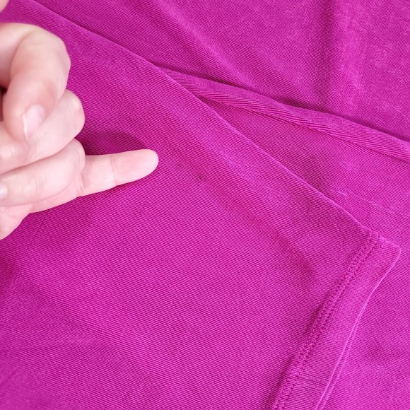 Chicos Travelers Women Slinky Tunic Top Size 3 US XL Pink Stretch Cruise Evening - Picture 10 of 14